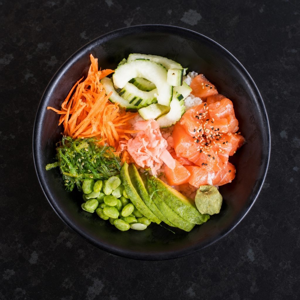 Salmon Poke Bowl.
