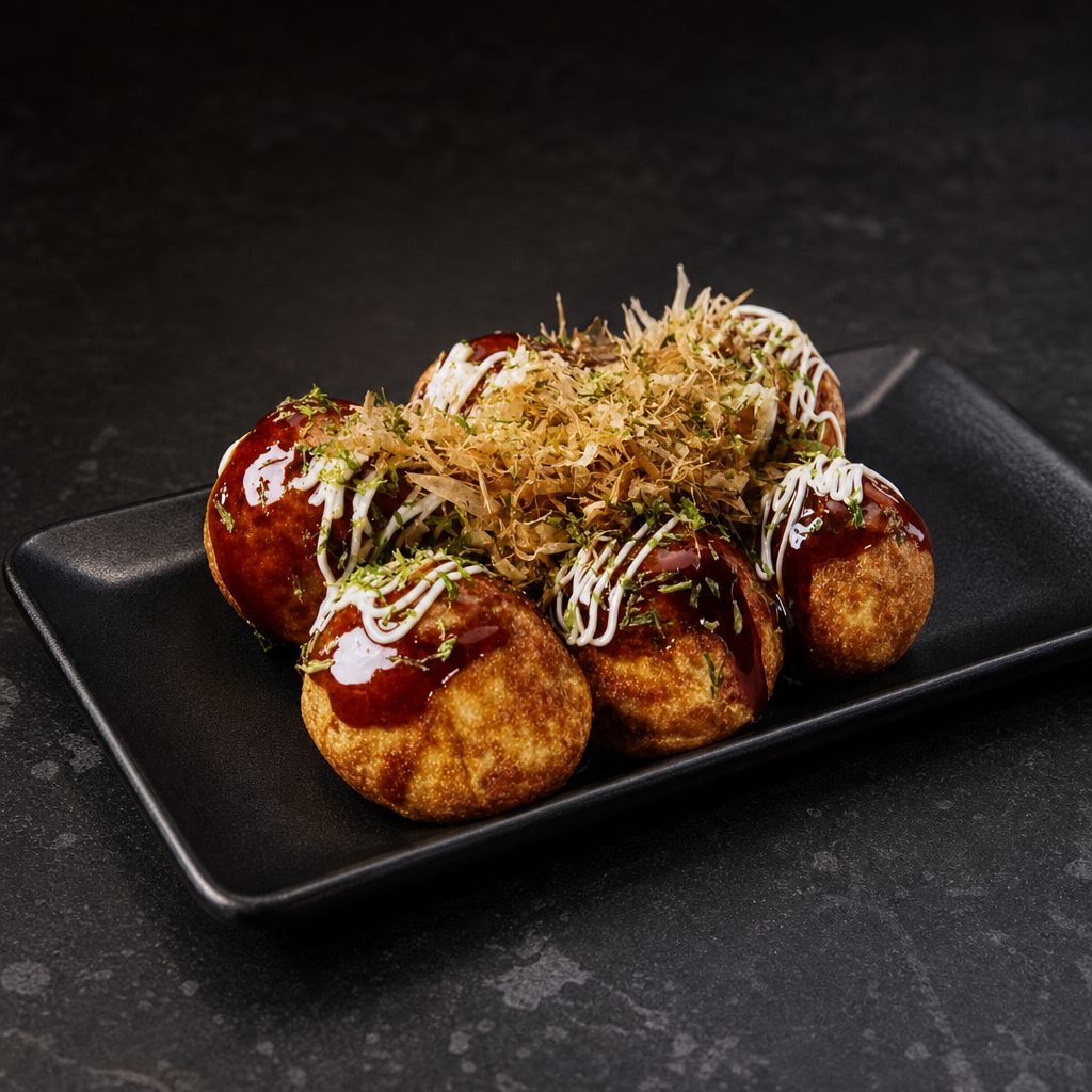 Takoyaki.