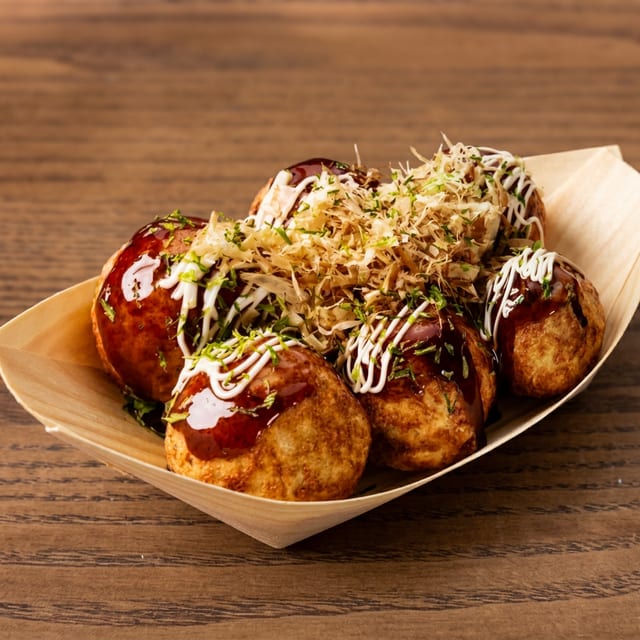 Takoyaki.